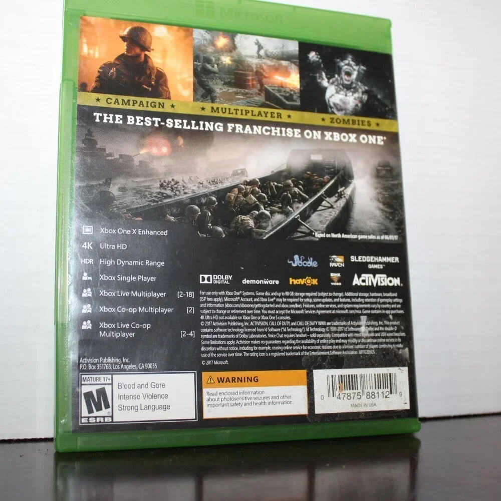 Xbox One Call of Duty: WWII - Sledgehammer Games